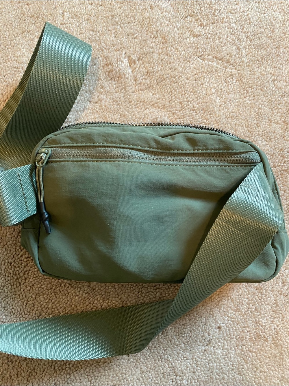 Olive Green Crossbody Belt Bag - Picture 3 of 5